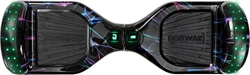 Robway W1 Hoverboard | 𝐃𝐀𝐒 𝐎𝐑𝐈𝐆𝐈𝐍𝐀𝐋 ® Hoverboards für Kinder Jugendliche & Erwachsene - APP Steuerung - 𝟮 x 𝟯𝟓𝟬 Watt Motoren - Self-Balance Funktion - Bluetooth (Laser Light)