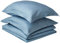 Heckett Lane Bettbezug Uni Stripe 200 Colonial Blue