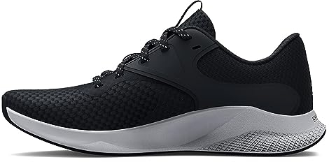 Under Armour Amour Charged Aurora 2 Training Shoes Womens, Black Black Metallic Warm Silver, 40.5 EU