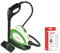 Polti Vaporetto Handy 25 Plus Steam Cleaner, 3.5 Bar, Kills and Eliminates 99.99 Percentage* of Viruses, Germs and Bacteria, Polti PAEU0094 Kalstop Anti-Scale Phials, White