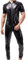 QiaTi Herren-Latex-Bodysuit Herren-Ganzkörper-Trikot mit langen Ärmeln Ganzanzug Kunstleder-Bodysuit