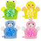 AOOPOO 4pcs Marionetten niedliche Hand Badehandschuhe Cartoon Waschhandschuh Duschschwamm Handbad Waschhandschuh für Baby Kinder Kaninchen Frosch Ente Bär