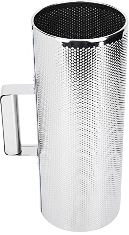 Instrumento de Percusi¨®n de Acero Inoxidable, Guiro de Metal de 5 * 12,8 Pulgadas con Raspador, Accesorios para Instrumentos Musicales