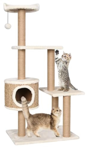 Bussandri Exclusive - Katzen-Kratzbaum 123 cm Seegras