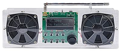 Alano ALK109 UKW-Radio-Kits/Dab Do It Yourself (DIY) mit Acryl-Schutzhülle, DIY-Set Dab+/FM mit Alarm-Modus und LCD-Display, einfach für Anfänger