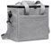 Wasserdichte kratzfeste Tragetasche für Jackery 500W1800W Power Station für Ecoflow Pro 600W mit Taschen, Aufbewahrungskabel und Zubehör (Grau)