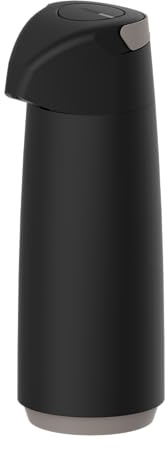 Tramontina Thermosflasche mit Siphon Exata, 1,8 L, Schwarz