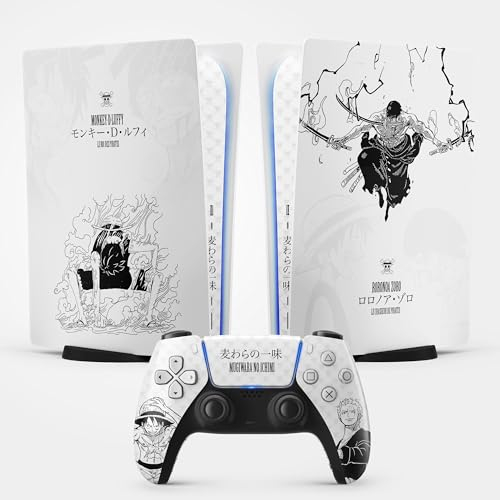 Sticker PS 5 Gear 1, Autocollant PS 5 Manga, Console et Manette, Edition Standard Digital, Skin Gear 1 PS 5 (1 Manette)