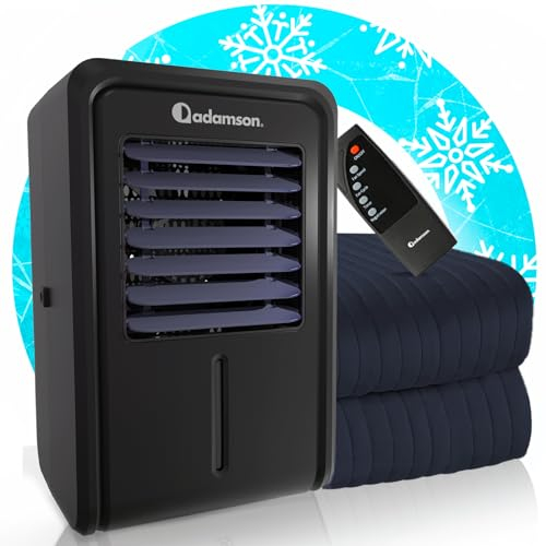 Adamson B10 kühlende Matratzenauflage – Twin 190x100 cm – 100% Baumwolle – Kühlmatte Bett für ruhigen, erholsamen Schlaf – Ideal für heiße Schläfer – Energiesparendes Design