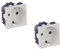 RASMACOR | Pack de 2 unidades Base de enchufe Schuko Niessen Zenit N2288BL Blanco | Enchufe con dispositivo seguridad y embornamiento a tornillo | ‎‎16 A 250V | N2288BL | 45x45 mm |2 módulos