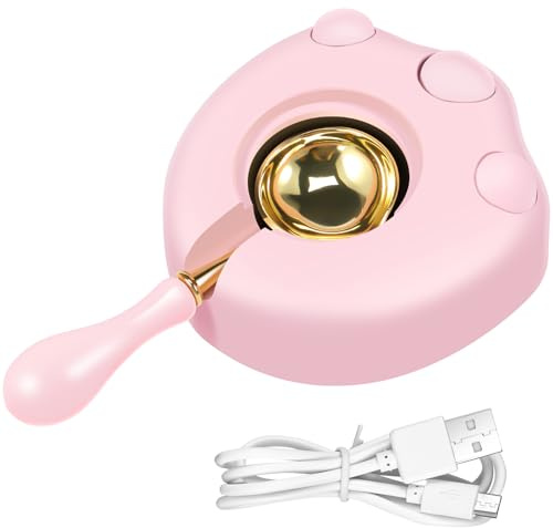 Electric Wax Seal Warmer USB Powered Wax Seal Melter Easy to Use Wax Seal Stamp Warmer Fast Heat Conduction Wax Seal Melting Tool with Wax Seal Spoon for Melting Wax Seal Beads (pink)