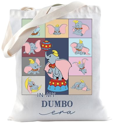 Movie-Merch-Geschenk, Elefanten-Geschenk, Cartoon-Elefanten-Tragetasche, Geschenk für Elefantenliebhaber, WDW-Reisetasche, Elefanten-Tragetasche, Tragetasche