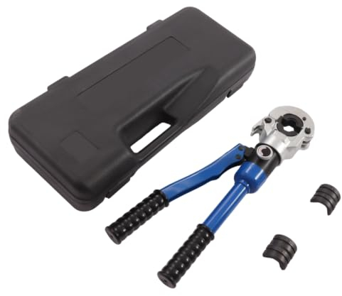 Pince à sertir pour tuyau en cuivre, 8-10 tonnes, pince à sertir hydraulique, tuyau composite 1/2 (12,7 mm) 3/4 (19,05 mm) 1 (25,4 mm), interrupteur de retour d'huile, pinces à sertir pour tuyau