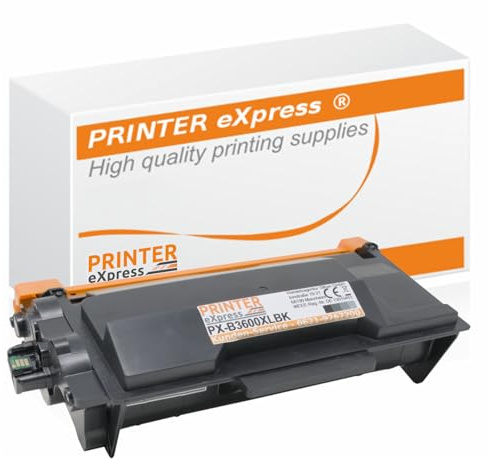 PRINTER eXpress TN3600 Toner kompatibel für Brother TN-3600 XXL, DCP-L5510 HL-L5215 HL-L6210 HL-L6410 HL-L6415 MFC-EX910 MFC-L5710 MFC-L5715 MFC-L6710 MFC-L6910 MFC-L6915 schwarz