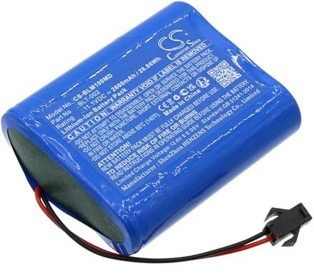 TCTK Akku 2600mAh Kompatibel mit [Biolight] BLT M1000 Ersetzt BLT-002