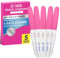 5 Pièces Rose Rouge Test de Grossesse Détection Rapide, Emballés Individuellement Test de Grossesse Précoce, HCG Test, Test de Grossesse Urinaires, Détection Précoce Précis Fiable Pregnancy Test