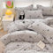 AShanlan Bettwäsche 200x220 Grau Kariet Schwarz Herzen Schleifen Bettbezug Set 3teilig Kawaii Style Aesthetic Mädchen Renforce Mikrofaser Wende Bettwäsche-Sets und 2 Kissenbezüge 80x80 Reißverschluss