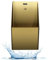 WOTZOV Kommerzielles Spülurinal für Männer, Urinal aus Edelstahl 304, Urinale aus Edelstahl für die Wandmontage，Gold