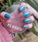 Flexies, Salon Quality Press On Nails (Teal, Short)
