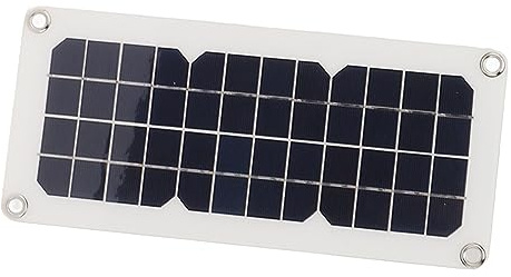 Fdit Solarpanel-Kit, 30 W Monokristallines Solarpanel mit 12 V/24 V-Controller und 18 V/5 V USB-Ausgang Zum Aufladen von Autobatterien, 32,5 X 14,5 Cm
