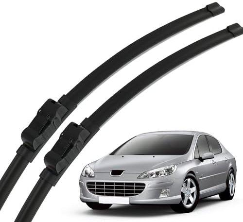 Escobillas Limpiaparabrisas Delanteras Para Peugeot 407 407 SW 2004-2010 (volante A La Izquierda) Para Parabrisas Y Ventanas De Coche, 28+28