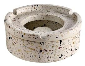 APS 557 Windaschenbecher TERRAZZO Beton, Ø 10,5 cm, Höhe 5 cm | Terrazzooptik
