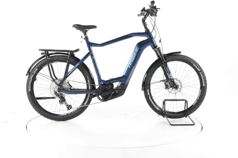 HAIBIKE E Bike Trekking 8 Trekking E-Bike Herren 27,5 Zoll Elektrofahrrad, 85 Nm 750 Wh, 11 Gänge, Hydraulische Scheibenbremse 187-199 cm blau (Generalüberholt)