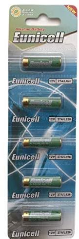 Eunicell Lot de 5 piles alcalines 12 V 27 A