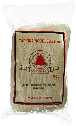 Golden Bell Tapioka Reisnudeln 2,5mm (Huû tieáu nam vang), 5er Pack (5 x 400 g)