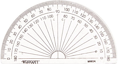 Westcott Transparenter Winkelmesser, 12925