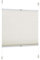 Rapid Teck® Klemm Thermo Plissee 90cm x 130cm beige Blickdicht Faltrollo Jalousie Rollo ohne Bohren Klemmrollo Fertigplissee