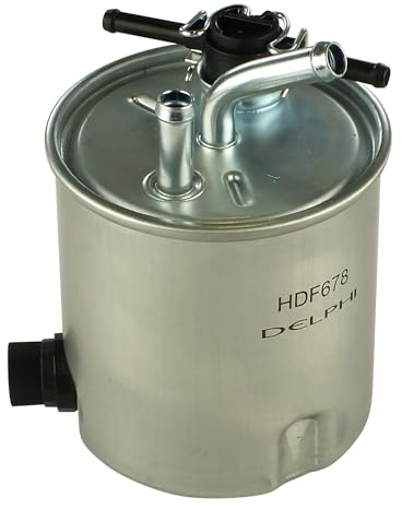 DELPHI HDF678 Kraftstofffilter Line Filter Kompatibel mit NISSAN Patrol GR V SUV Y61 16400ES60B 16400ES60C 16400ES60E