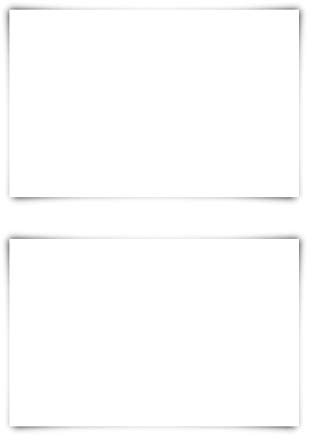 200 Blanko Visitenkarten 85x55mm Bilderdruckpapier matt 300g/qm Set Papier wählbar