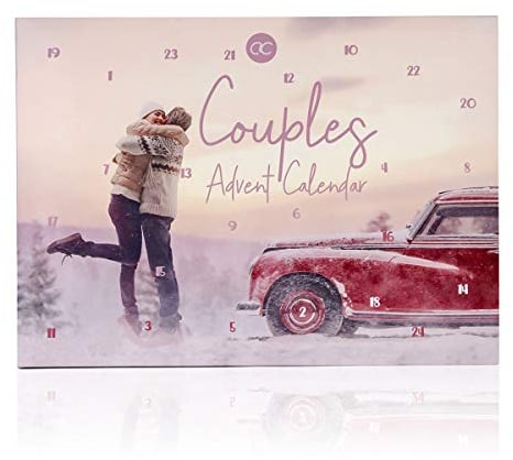 Accentra Adventskalender Couples für Paare mit 24 Bade-, Körperpflege und Accessoires Produkten für eine abwechslungsreiche und verwöhnende Adventszeit, 1000 g