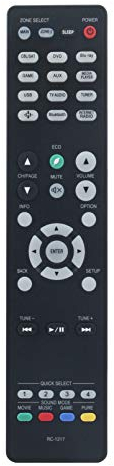 RC-1217 Replace Remote Control - VINABTY RC 1217 Remote Control for Denon RC1217 Integrated Network AV Receiver Remote Controller