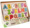 Les Zamibois 052462A PLANÈTE Bois-Alphabet-Puzzle-FSC-Lernspiel-Erste Überlegungen-052462A-26 Teile-Mehrfarbig-Holz-Kinderspiel-Kinderpuzzle-30 cm x 22,5 cm-Ab 2 Jahren, Holz