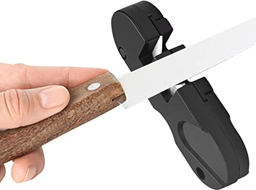 vincente Afilador de navajas de bolsillo, afilador especial duradero para camping al aire libre, portátil, mini piedra de afilar al aire libre