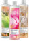 Avon Senses Müge Apfel Weiß Pfirsich Vanille und Freesie Granatapfel Duft Duschgel Paket