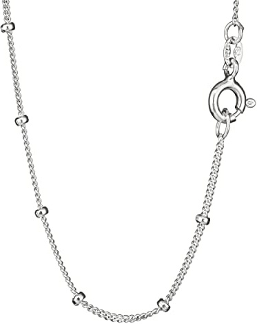 NKlaus 70cm Panzerkette 925 Silber elegante Halskette filigrante Breite 1,1mm Collier 3,38g schwer 6762