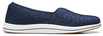 Clarks Brinkley Emily, Mocassino Basso Donna, Navy, 42 EU