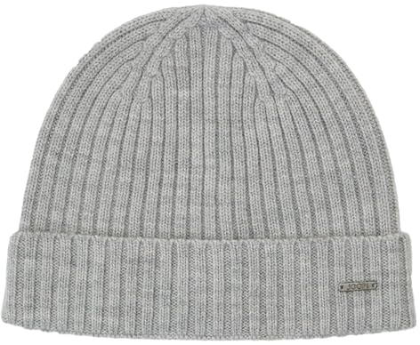 Joop! Herren warme Strickmütze aus 100% Wolle, Grey