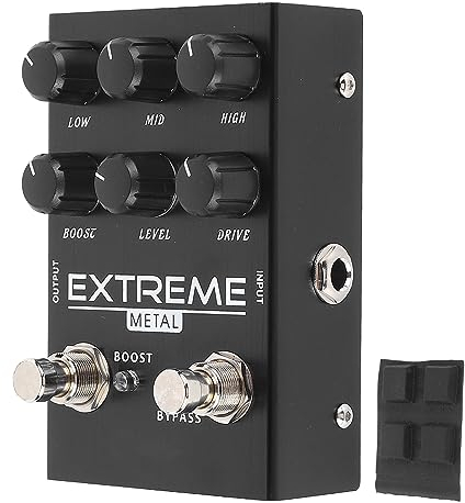 Gitarrenverzerrungseffekt-Synthesizer-Pedal, Mehrere Modi, Einstellbares E-Gitarren-Extrempedal