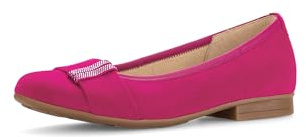 Gabor Damen Klassische Ballerinas, Frauen Flats,Wechselfußbett,Moderate Mehrweite (G),Ballerina-Schuhe,Ballet-Flats,flach,pink,38 EU / 5 UK