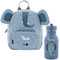 Personalisierter Kinderrucksack mit Namen, Trixie Elefant-Design, Ideal für Kindergarten, Kita, Verstellbare Gurte, Kinderfreundliche Reißverschlüsse, Optional mit Trinkflasche
