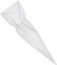 Schultüte Kissenbezug 70 cm Weiß Zuckertüte Stoff Rohling 100% Baumwolle Kissen Schultütenkissen Kissenüberzug Reißverschluss Kopfkissen Kegel Form Kissenhülle für Jungen Mädchen