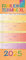 Alpha Edition - Regenbogen 2025 Familienplaner XL, 30x70cm, Familienkalender mit 5 Spalten für Termine, viel Platz für Notizmöglichkeiten, Mondphasen, Ferientermine DE/AT/CH, deutsches Kalendarium