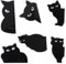 Sibba 6 Stück Magnetische Lesezeichen Süsse Katze Tiere Magnet Lesezeichen-Clips Magnetlesezeichen Kinder Magnet Seiten Markierungen Schreibwaren Geschenke für Schüler Lehrer Studenten Buchliebhaber
