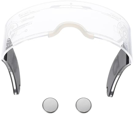 Holibanna leuchtende Gläser Nachtclub-Tanzbrille Geburtstagsparty-Brille leuchtende Sonnenbrille LED-Brille spielzeug Brille beleuchten leuchtende Brillen Mode Requisiten Sonnenblende Acryl