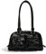 Lamala Y2k Ita Bag Süße Handtasche, modische PU-Leder-Unterarm-Umhängetasche, geeignet für Mädchen und Frauen, einfarbig, großes Fassungsvermögen (17 x 30 x 10 cm)., Schwarz