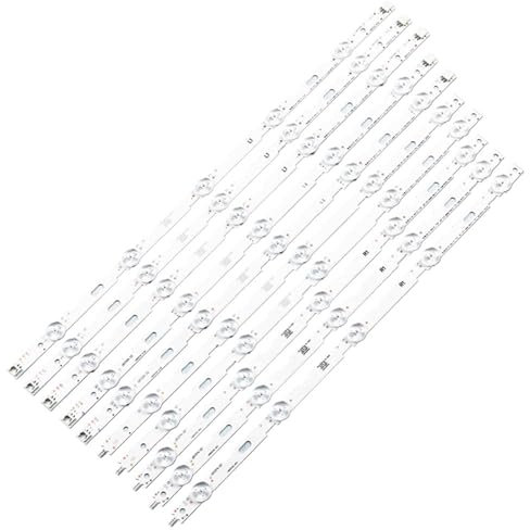 Lskjzzn Barra de retroiluminación Led for TV Compatible for LG 42 pulgadas 6916L-1402A/1403A/1404A/1405A 10 unids/set tira de luz Led 42LN5200 42LN5300 42LN5204 LC420DUE